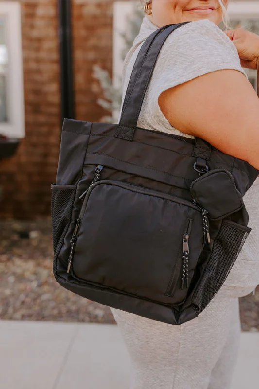 Seasonal Clearance Bags For Summer Tomorrow Is A New Day Tote In Black