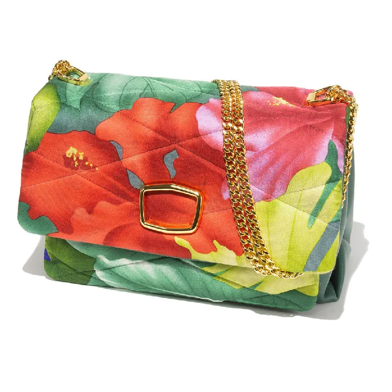 Trendy Festival Bags With Limited-Time Offers VINTAGE SCARF AND LEATHER HANDBAG (GUCCI)