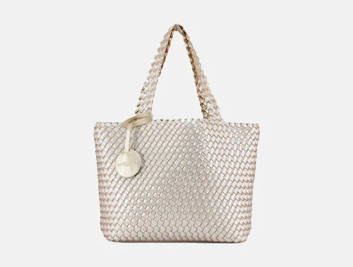 Luxury Seekers WOVEN REVERSIBLE TOTE BAG