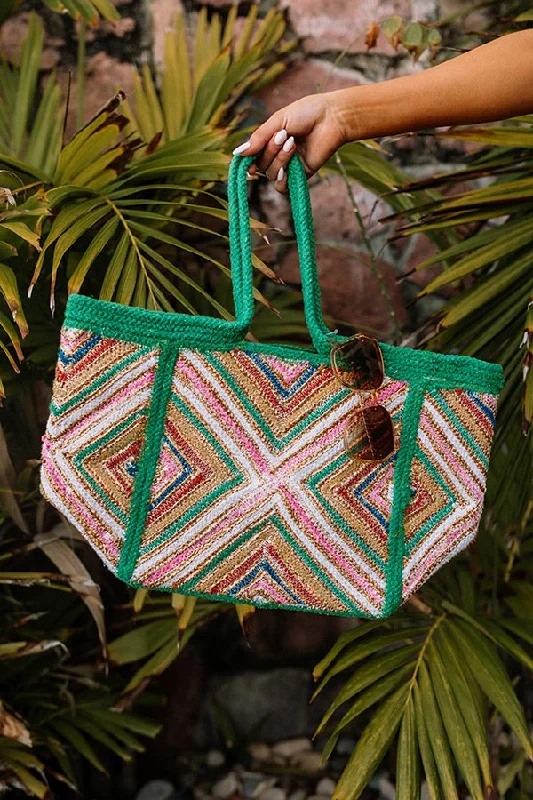 Professional Bags With Office Discounts Yacht Trip Woven Tote