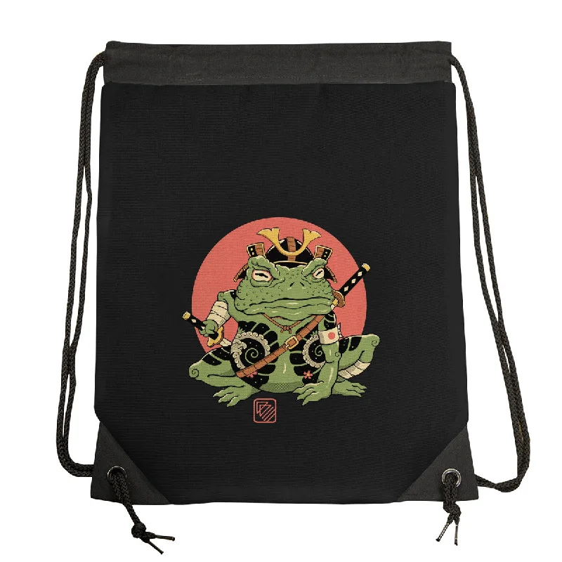 Festive Holiday Gift Bags Tattooed Samurai Toad