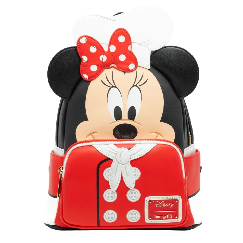 Eco-Friendly Bags For Sustainable Fashion Lovers Loungefly Disney Chef Minnie Cosplay Mini Backpack - 707 Street Exclusive