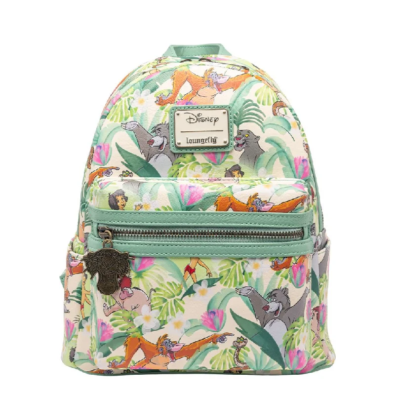 Bags For Minimalist And Functional Design Loungefly Disney Jungle Book Friends Mini Backpack - 707 Street Exclusive
