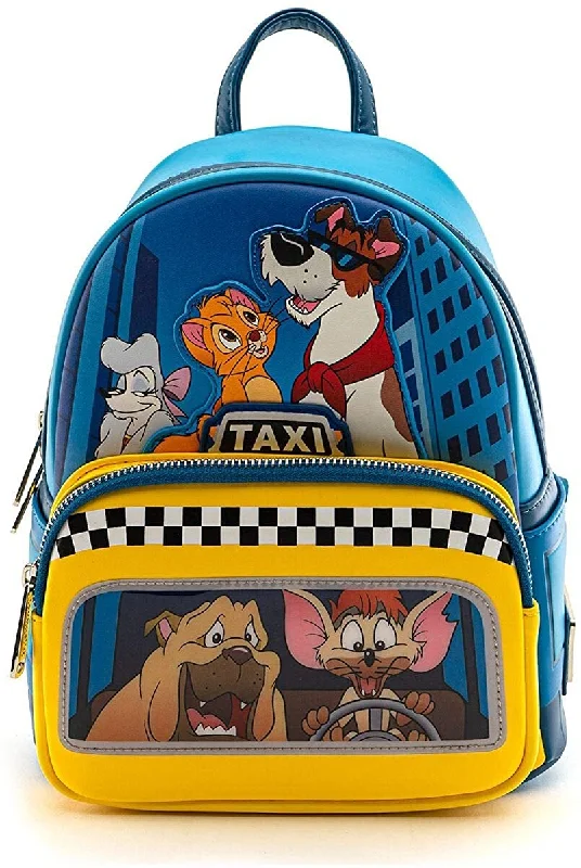 Bags With Discounts Loungefly Disney Oliver and Company Taxi Ride Mini Backpack - 707 Street Exclusive