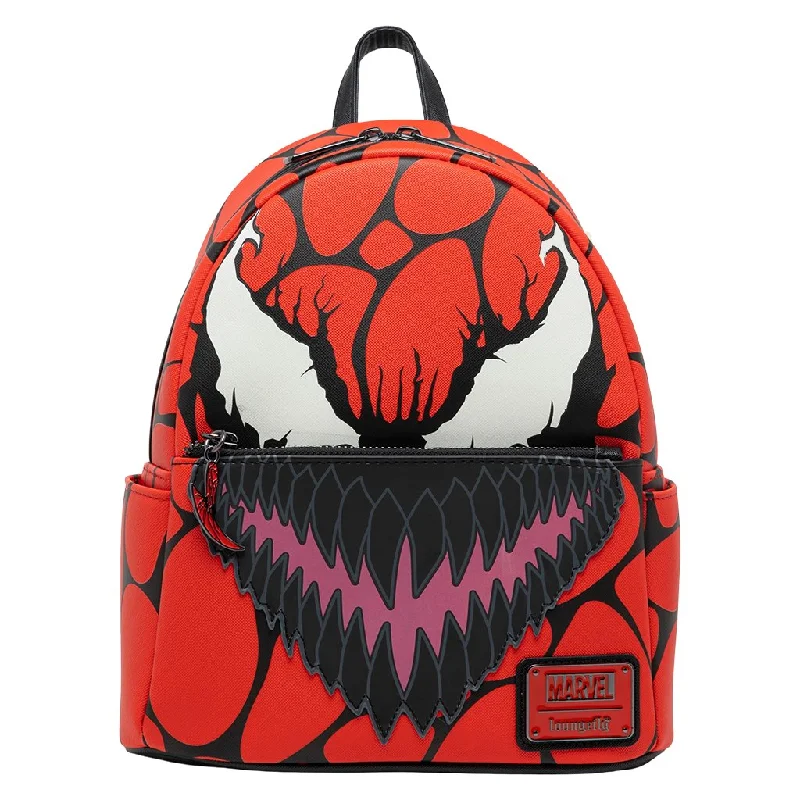 Designer-Inspired Bags At Budget-Friendly Prices Loungefly Marvel Glow in the Dark Carnage Cosplay Mini Backpack - 707 Street Exclusive Designer-Inspired Bags At Budget-Friendly Prices Loungefly Marvel Glow in the Dark Carnage Cosplay Mini Backpack - 707 Street Exclusive