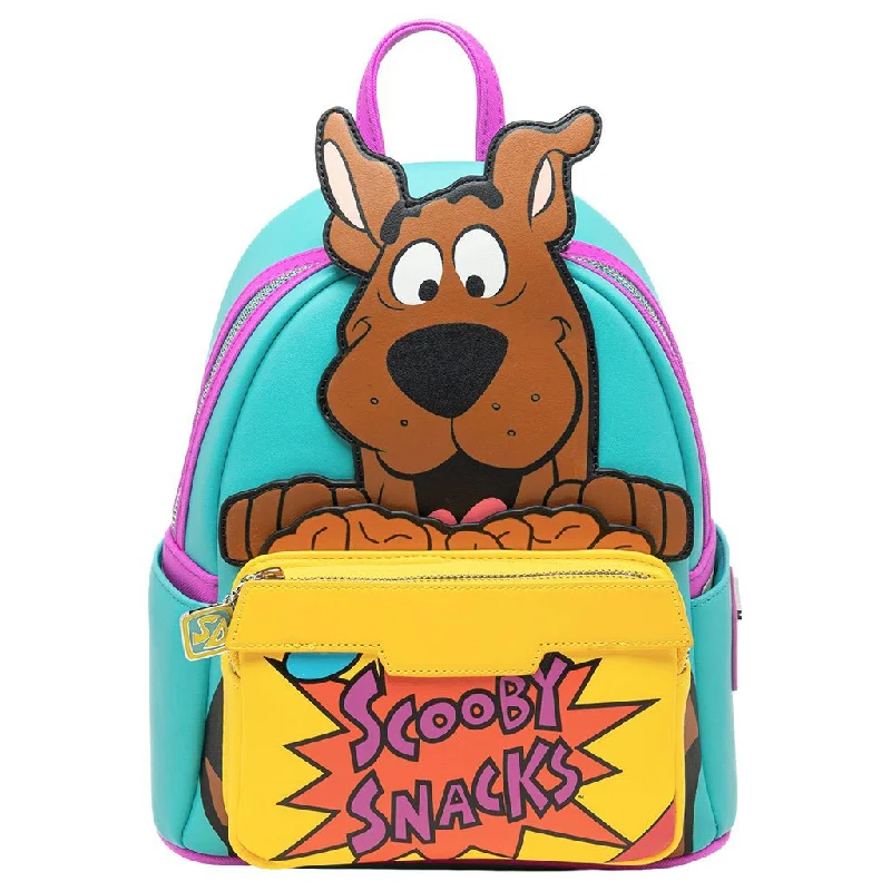 Durable And Fashionable Bags For Daily Use Loungefly Warner Brothers Scooby-Doo Scooby Snacks Mini Backpack - 707 Street Exclusive