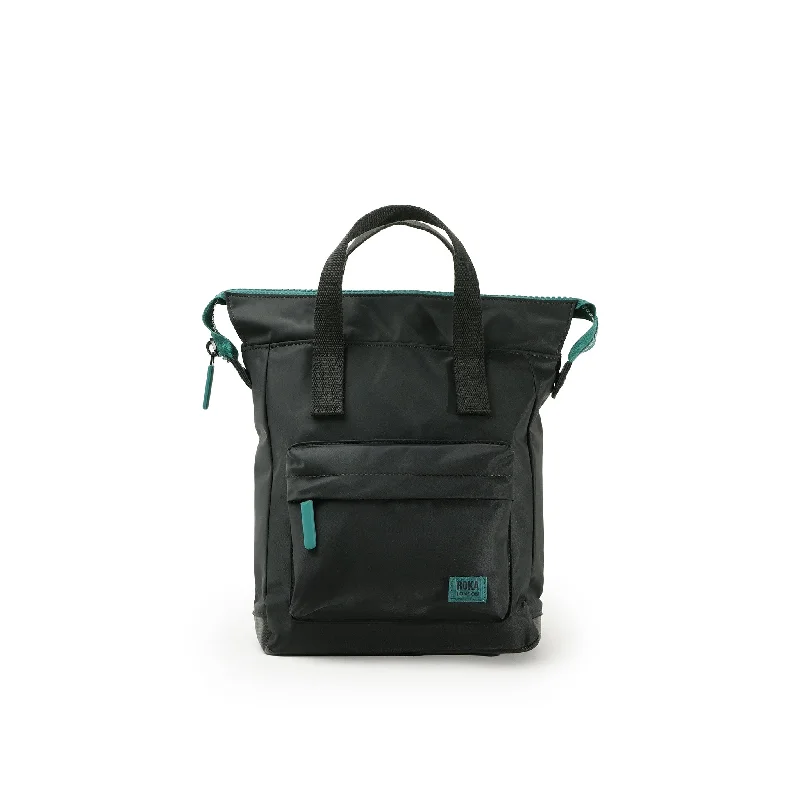 Clearance Bags For Budget Shoppers Creative Waste Black Edition Bantry B Teal Recycled Nylon