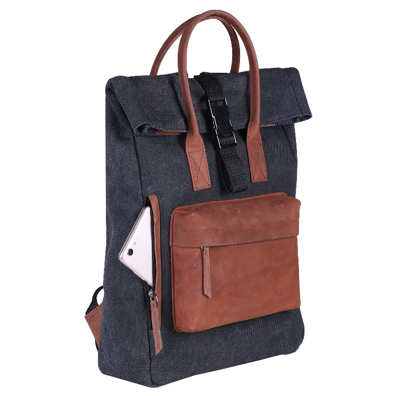 Functional Bags For Busy Moms And Dads Astro Waxed Canvas Leather Haversack