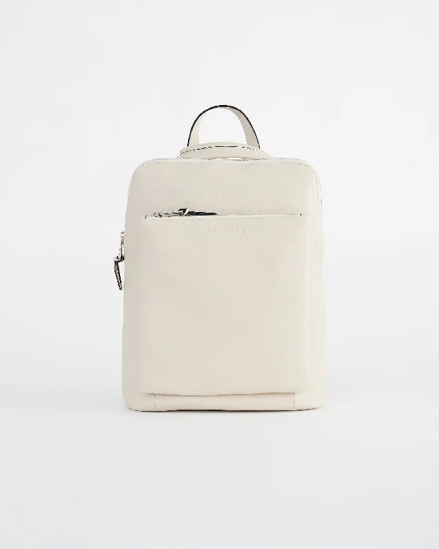 Trendy And Discounted Designer Handbags Backpack: Oat Pebbled Leather