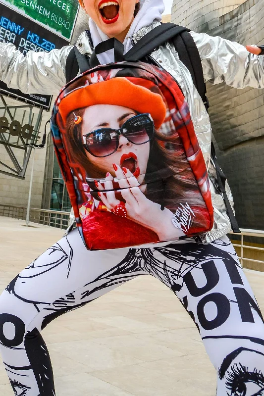Flash Sale On Premium Bags Baddy Was in London Backpack (red)