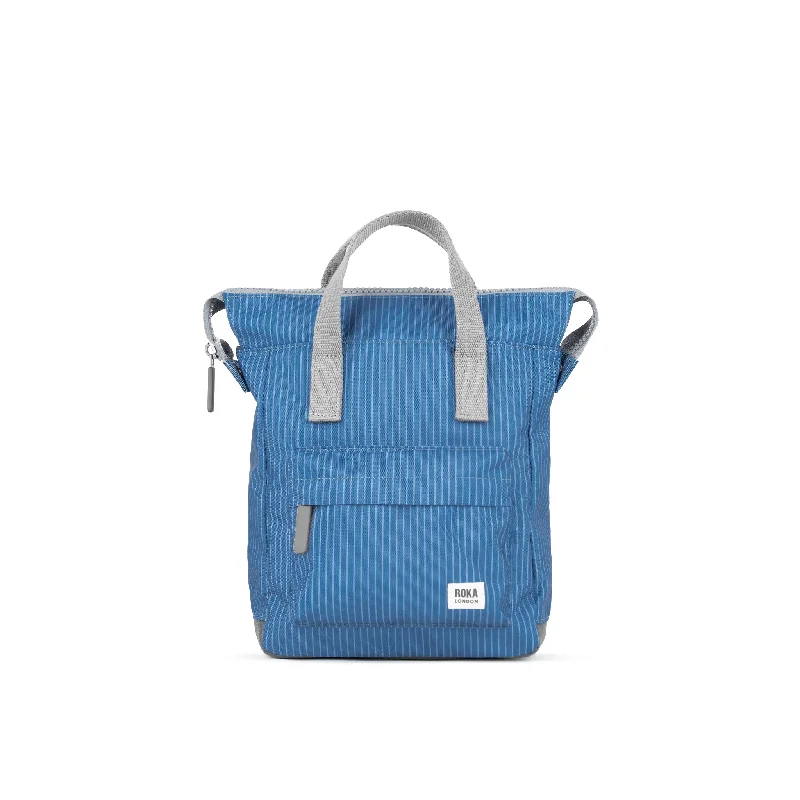 Luxury Bags With Premium Materials And Craftsmanship Bantry B Denim Mid Wash Recycled Canvas