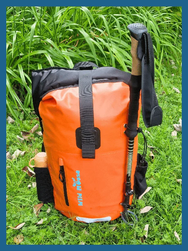 Holiday Gift Bags For Christmas Caribou waterproof backpack     45L - flame orange