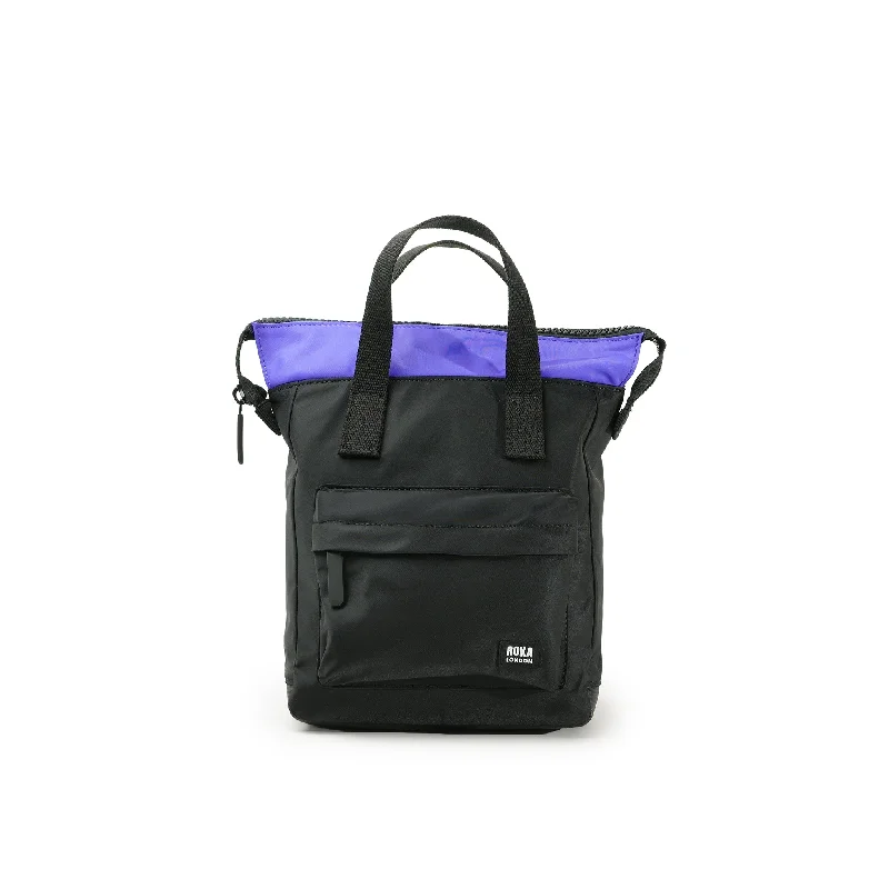 Stylish Bag For Women Creative Waste Bantry B Black / Simple Purple Recycled Nylon