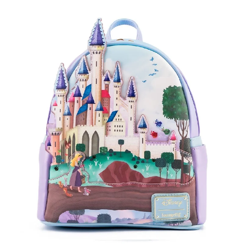 Bags With Seasonal Sales Loungefly Disney Princess Sleeping Beauty Castle Series Mini Backpack
