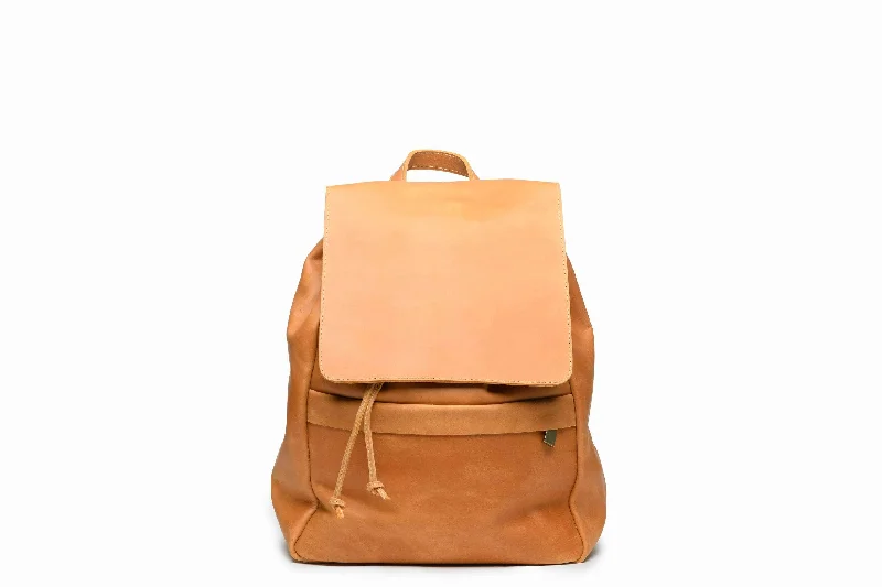 Inspired Bags For Modern Sophistication Enku Leather Backpack - Walnut