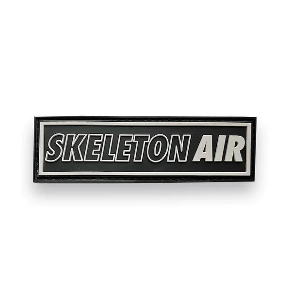 Skeleton Air Mid Patch Black/White