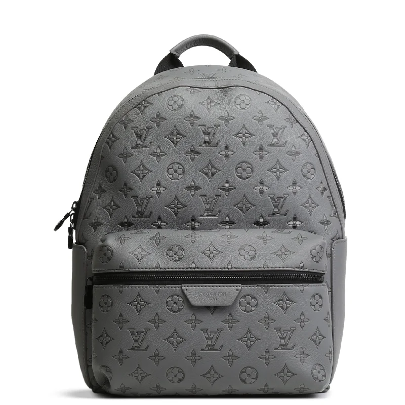 Bold Fashionistas LOUIS VUITTON Monogram Shadow Discovery Backpack - Gray