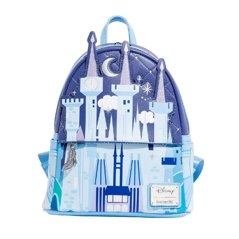 Professional Bags With Office Discounts Loungefly Disney Cinderella Castle Glow Mini Backpack