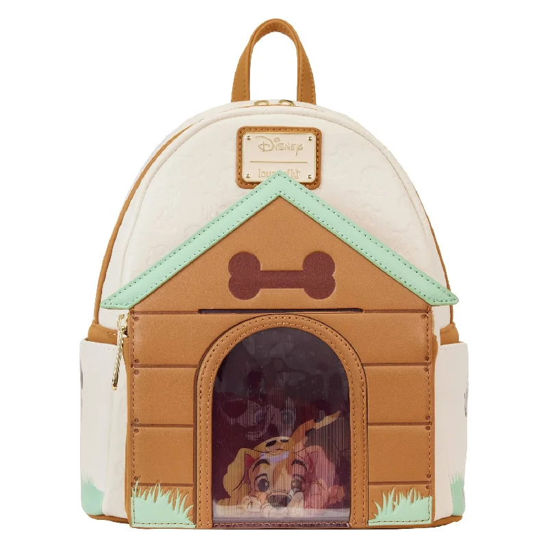 Office Professionals Loungefly Disney I Heart Disney Dogs Triple Lenticular Mini Backpack