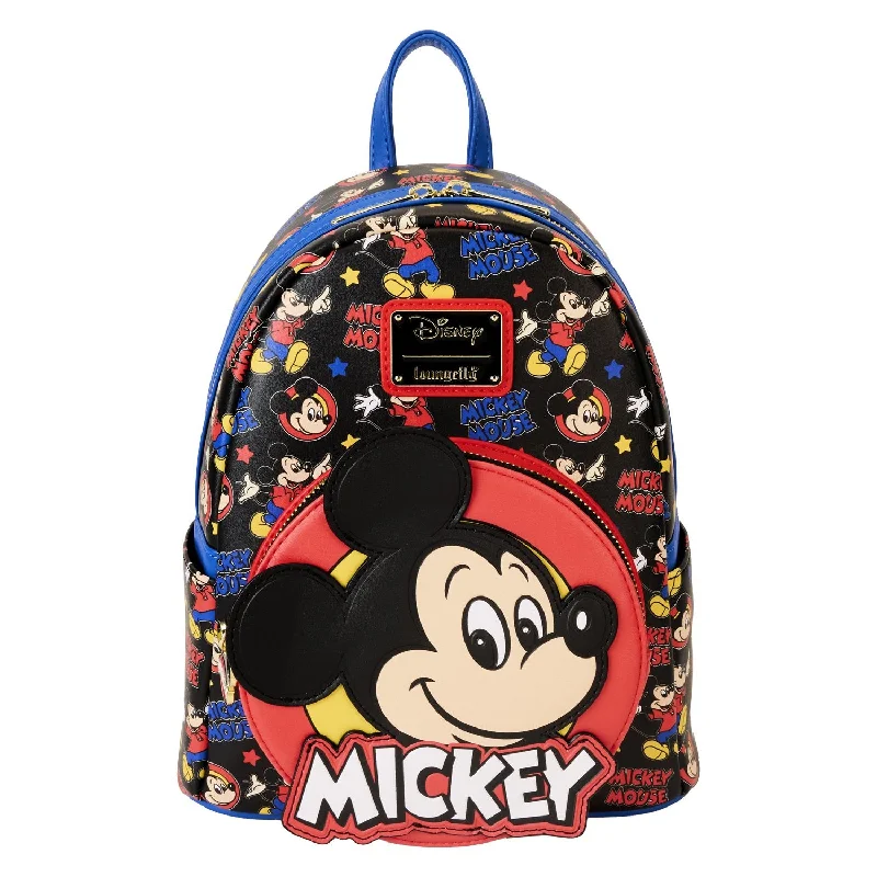 Luxury Bags With Premium Materials And Craftsmanship Loungefly Disney Mickey and Friends Classic Mini Backpack - Preorder
