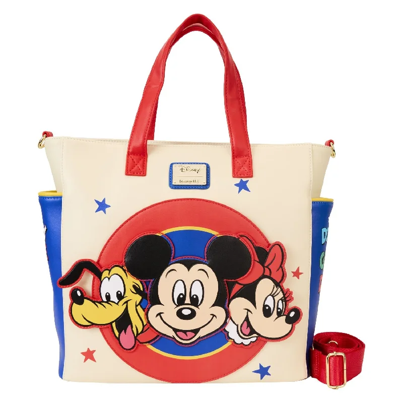Tsa-Approved Bags For Hassle-Free Airport Security Loungefly Disney Mickey and Friends Convertible Backpack and Tote Bag - Preorder