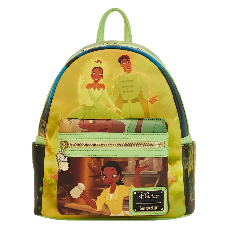 Compact Bags For Minimalist Travelers Loungefly Disney Princess and the Frog Princess Scene Mini Backpack