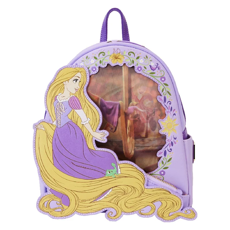 Stylish Bags For Fashion Bloggers Loungefly Disney Tangled Princess Rapunzel Lenticular Mini Backpack