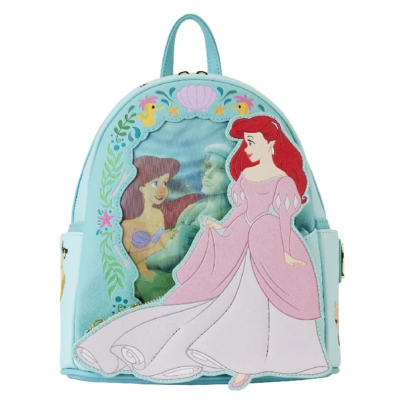 Lightweight Bags For Senior Travelers Loungefly Disney The Little Mermaid Princess Lenticular Mini Backpack