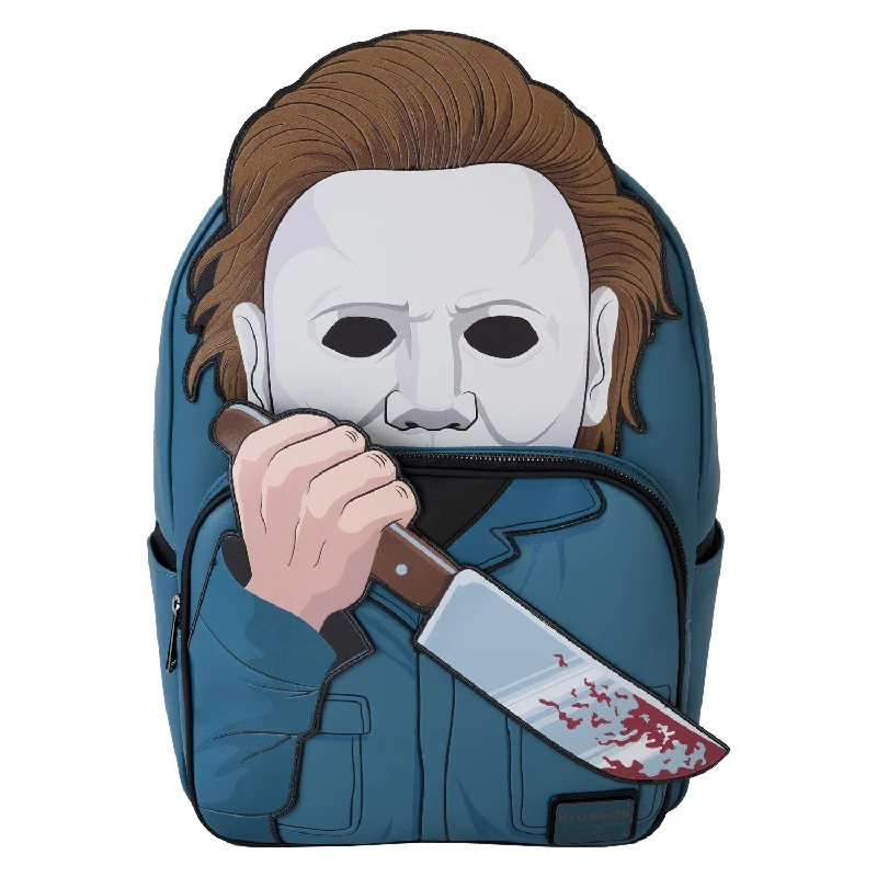 Stylish Bag For Women Loungefly Halloween Michael Myers Full-Size Cosplay Backpack - Preorder