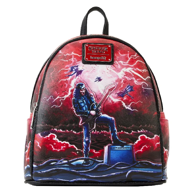 High-Quality Bags On Flash Sale Loungefly Netflix Stranger Things Eddie Tribute Mini Backpack