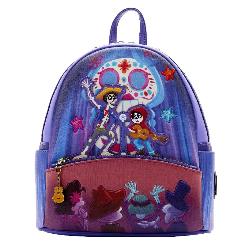 Bags For Sporty And Athletic Styles Loungefly Pixar Moments Miguel and Hector Performance Mini Backpack Bags For Sporty And Athletic Styles Loungefly Pixar Moments Miguel and Hector Performance Mini Backpack