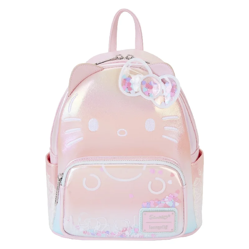 Luxurious But Budget-Friendly Bags Loungefly Sanrio Hello Kitty 50th Anniversary Clear and Cute Cosplay Mini Backpack
