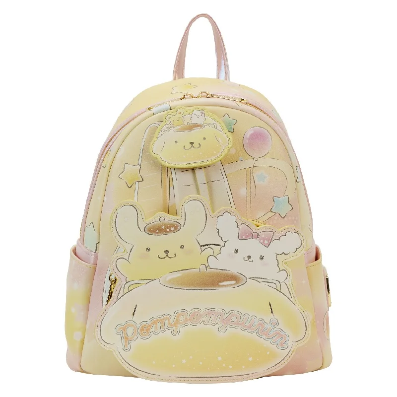 Bags For Outdoor Adventures Loungefly Sanrio Pompompurin Carnival Mini Backpack