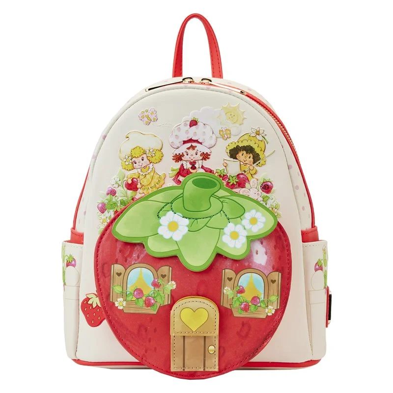 Inspired Bags For Luxury Fashion Lovers Loungefly Strawberry Shortcake Strawberry House Mini Backpack