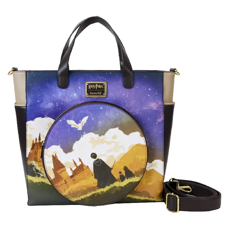 Affordable Bags For Budget Shoppers Loungefly Warner Brothers Harry Potter Loyal Friends Convertible Backpack and Tote Bag