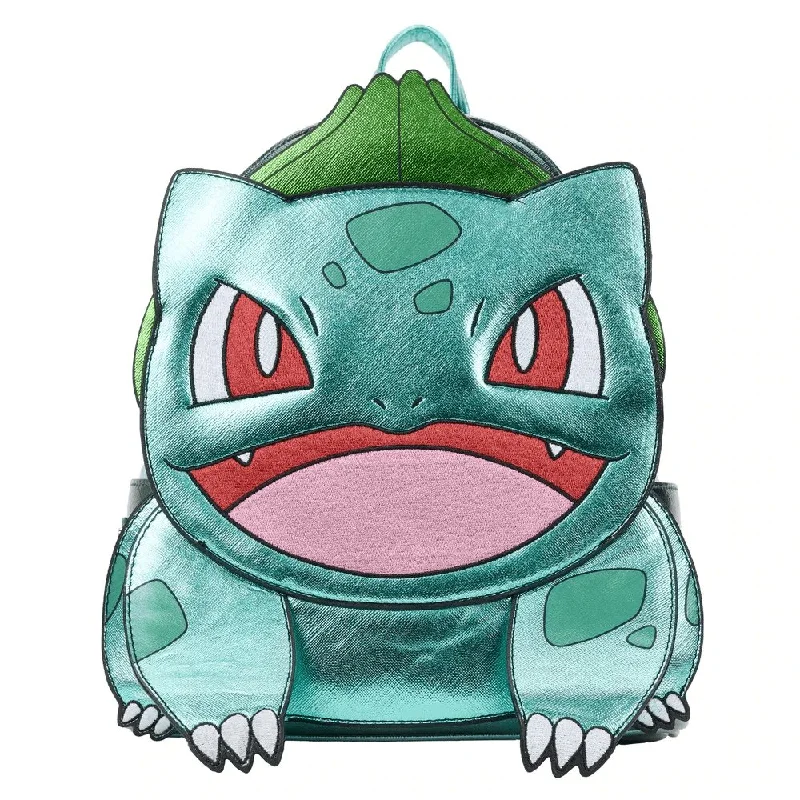 Inspired Bags For High-End Fashion Loungefly Pokemon Metallic Bulbasaur Mini Backpack