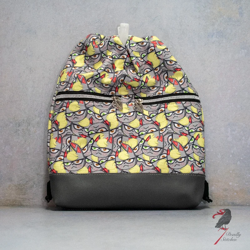 Trendy Bags Preppy Cat Begonia Backpack