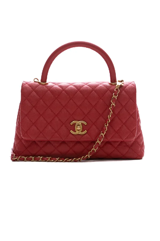 Discounted Designer Bags For Clearance Events Coco Top Handle Flap Bag