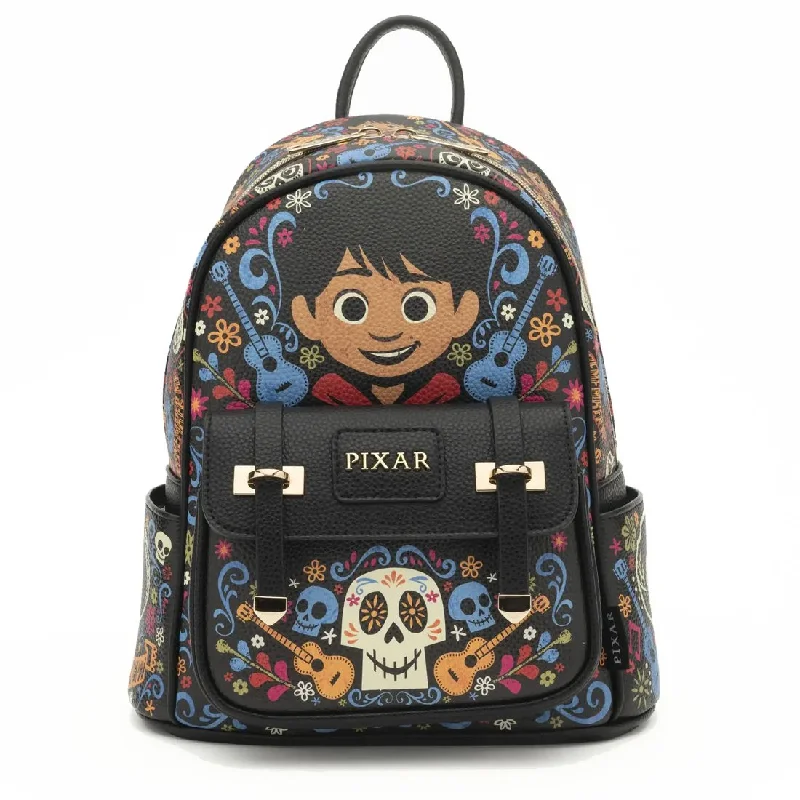Compact Bags For Minimalist Travelers WondaPop Disney's Coco 11" Vegan Leather Mini Backpack