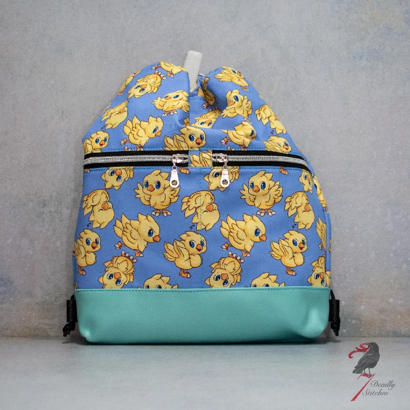 Bag For Luxury Lovers Yellow Bird Begonia Backpack