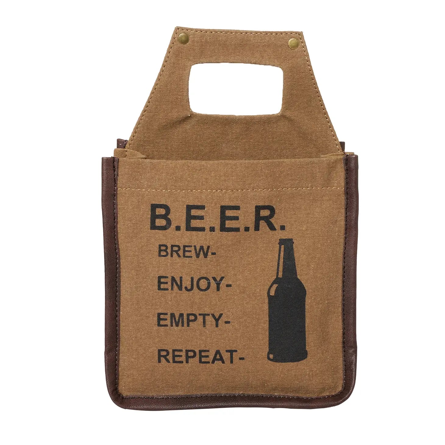 Flash Sale On Premium Bags B.E.E.R 6 Pack Canvas Tote