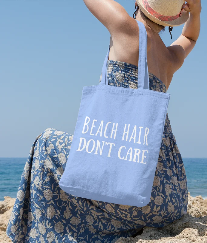 Odor-Resistant And Budget Bags Beach Hair Don't Care Organic Cotton Tote Bag