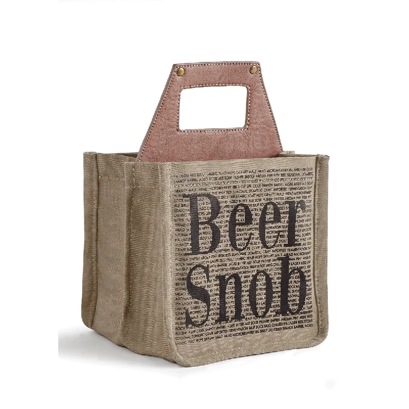 Bag Deals Beer Snob 6 Pack Canvas Tote