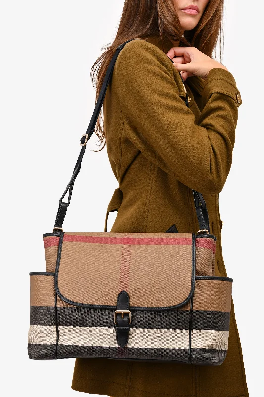 Cyber Monday Discounts On Bags Burberry 2018 Beige Novacheck Diaper Bag