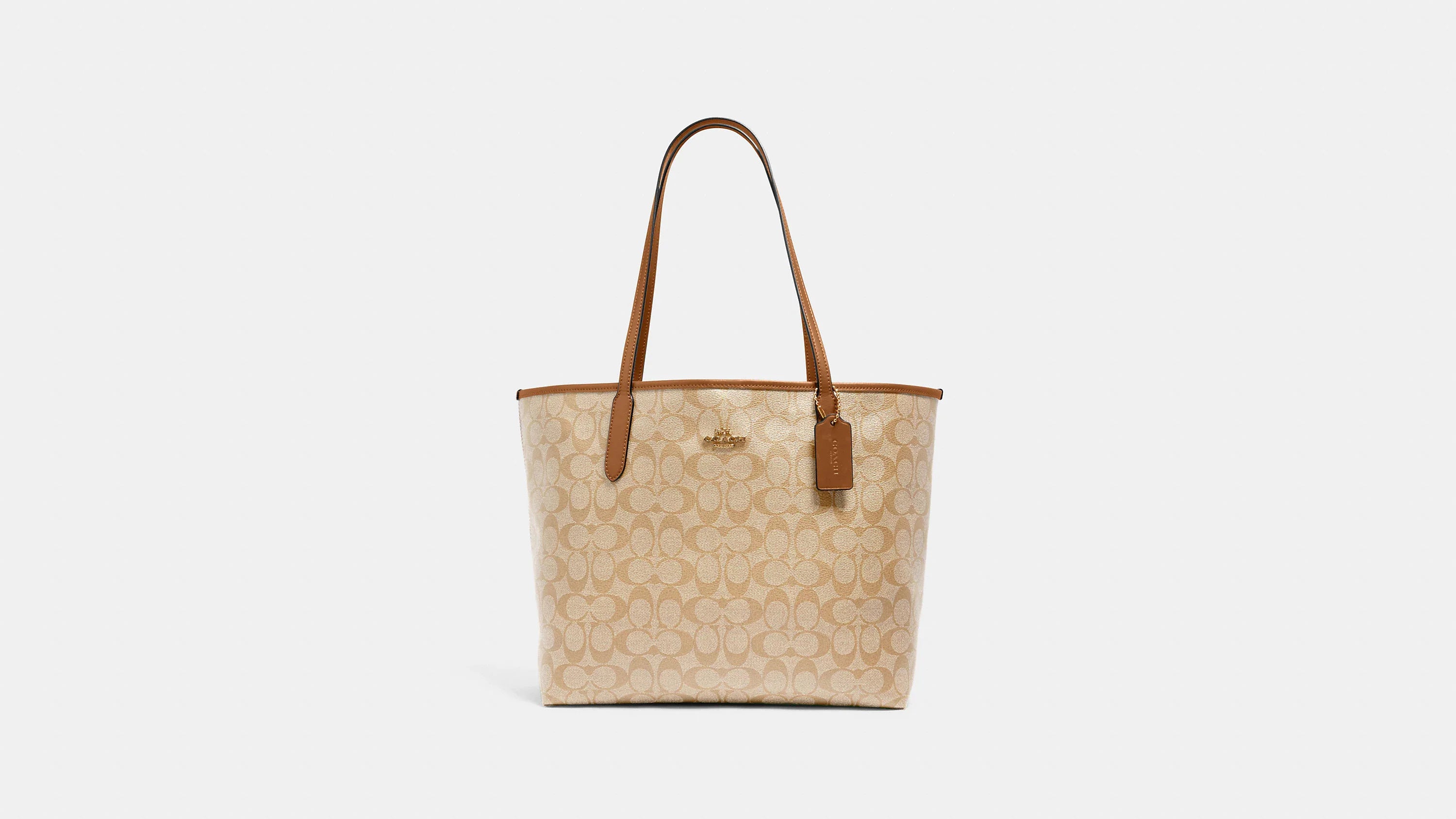 Stylish Bags For Fashion Bloggers With Promotions Coach City Tote In Signature Canvas