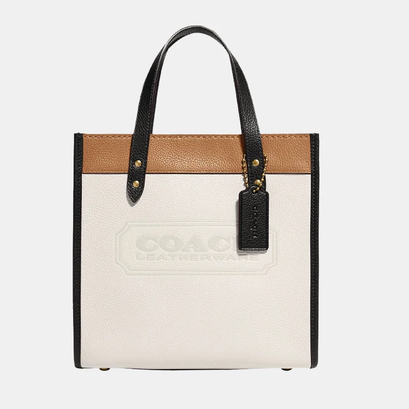 Luxury Bags For Working Professionals Coach Colour-Block Leather Field Tote Bag