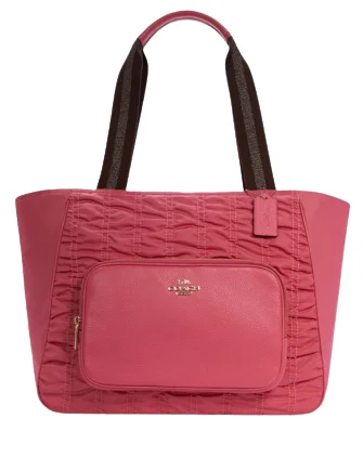 Luxury Bags On Sale Coach Court Tote With Ruching