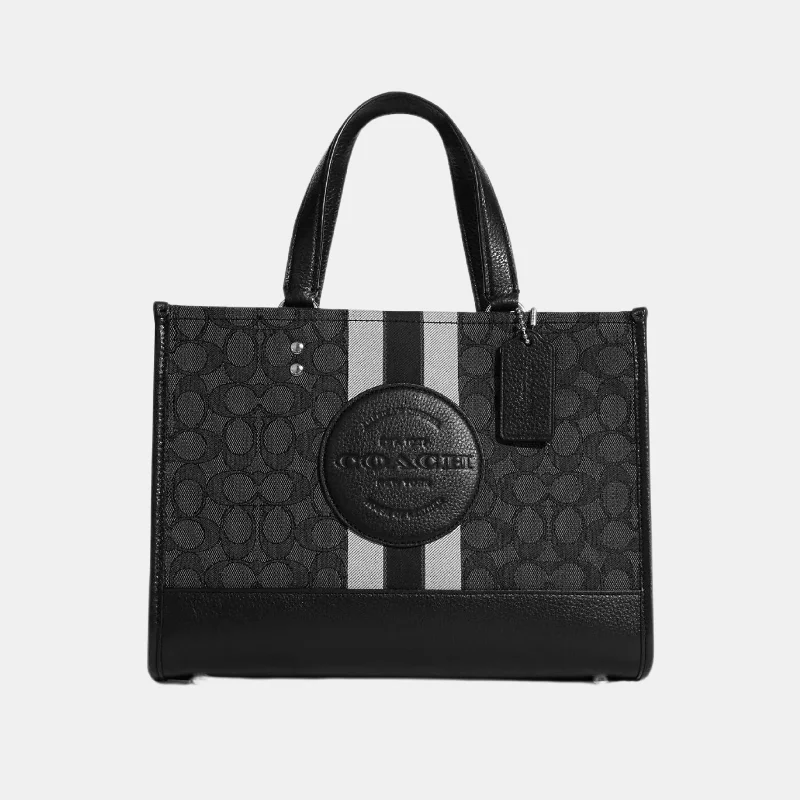 Tote Bag For Everyday Use Coach Dempsey Carryall In Signature Jacquard With Stripe And Coach Patch