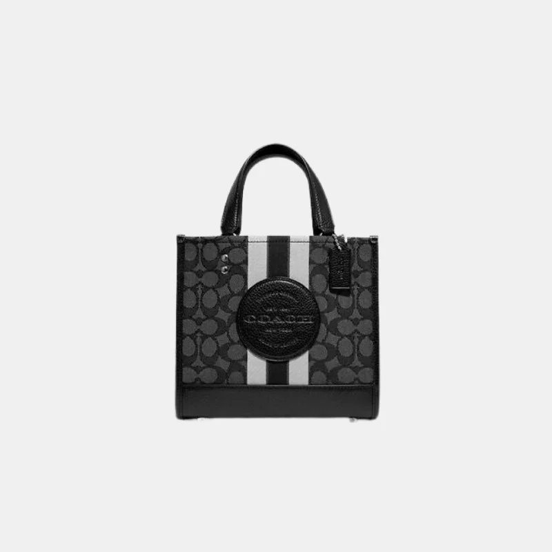 Inspired Bags For Modern Sophistication Coach Dempsey Tote 22 In Signature Jacquard With Coach Patch And Stripe