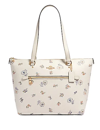 Genuine Bags On Clearance Sale Coach Gallery Tote With Dandelion Floral Print
